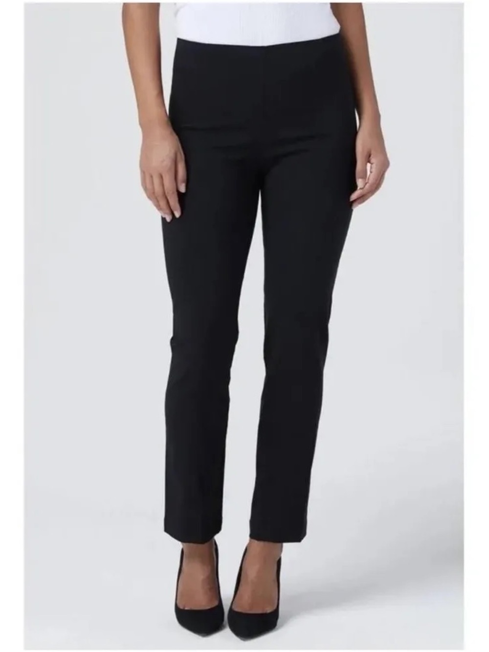 FRANNE GOLDE Magic Pants‎ Classic 28 Fit Black Size 20 Pull On Stretch High Rise
